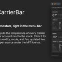 CarrierBar: Putting My Thermostats in the Menu Bar