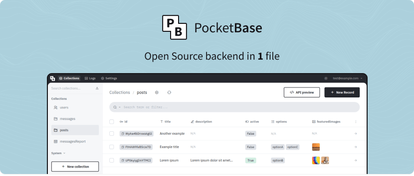 PocketBase: The backend that fits in 1 file